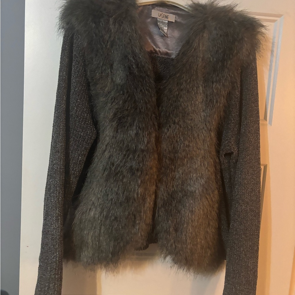 La Seine Faux Fur Vest